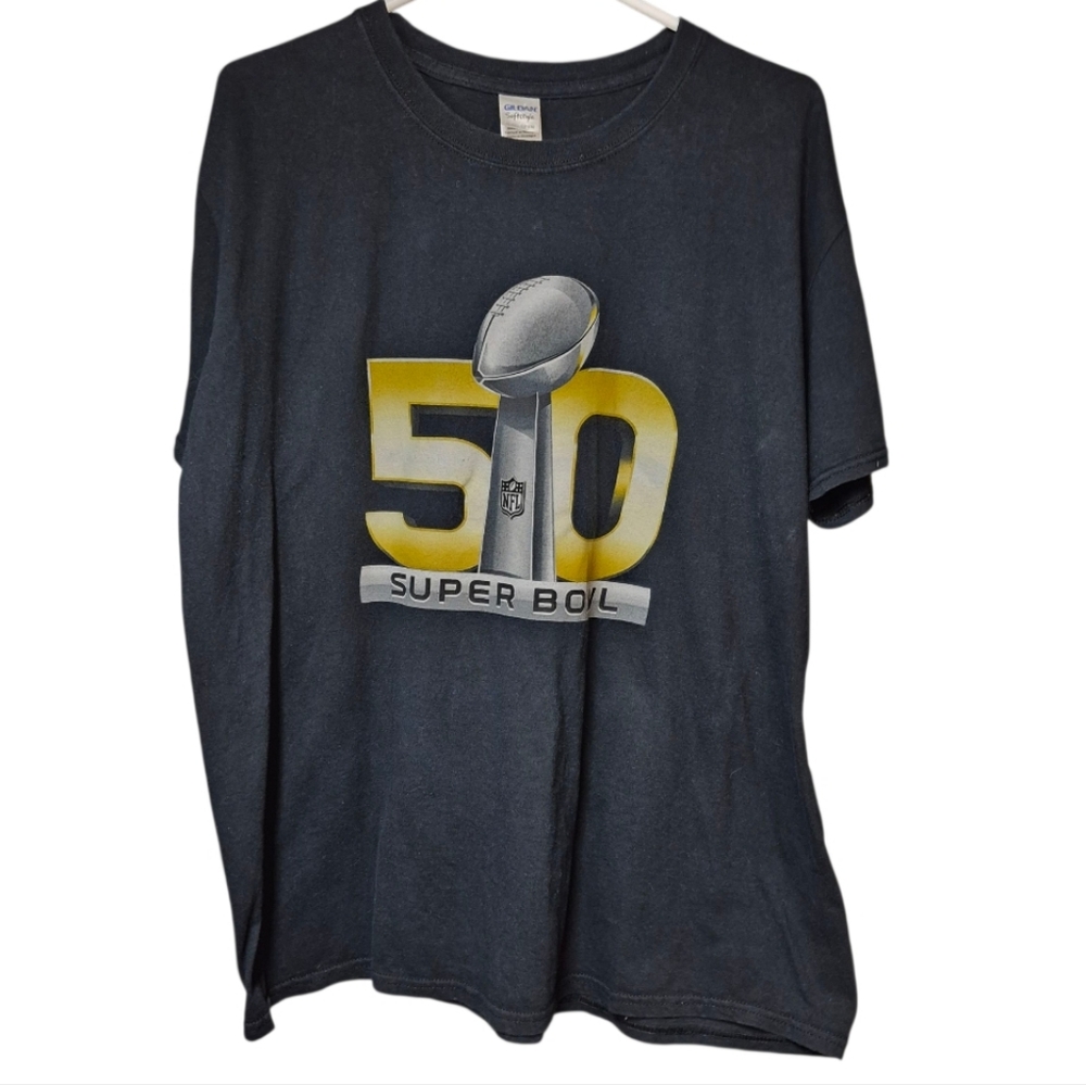 Super Bowl 50 Graphic T-Shirt Unisex XL Gildan
